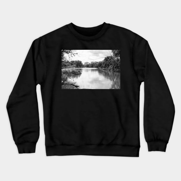 A River Runs Through It Crewneck Sweatshirt by EugeJ